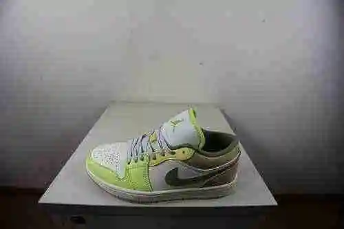 Jordan 1st Generation Low Cut Verde Blanco 36-46