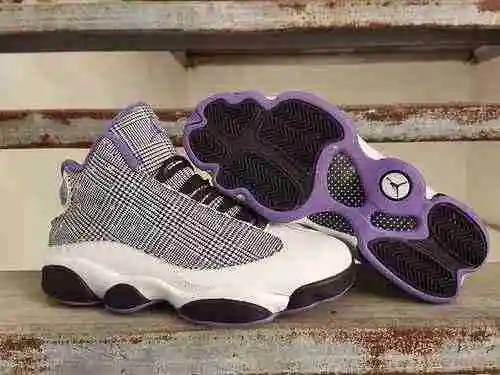 AIR JORDAN13 zapatos a cuadros para hombre y mujer 36-47