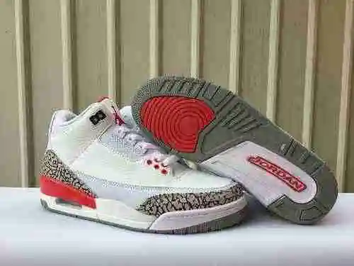 Zapatillas JORDAN 3 Jordan Dan 3rd Generation Blanco Rojo Hombre 41-47