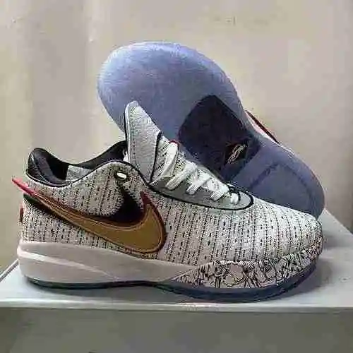 Lebron 20 Gris Rojo