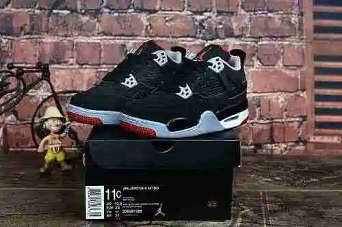 Zapato Jordan 4 para niños con amortiguación de aire 28-35