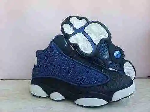 AIR Jordan 13 Jordan Dan 13 Negro Azul Profundo Reflectante 40-47