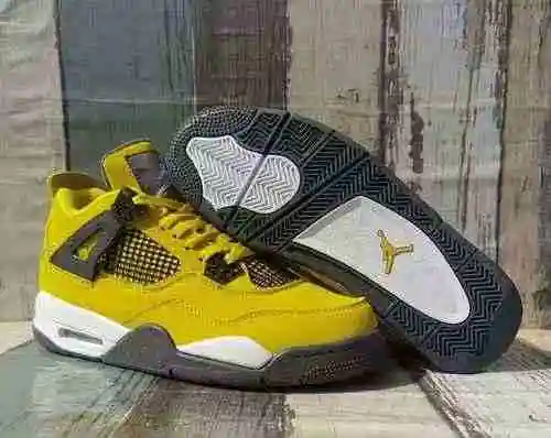 Zapatillas JORDAN 4 electric mujer amarillas hombre 40-47