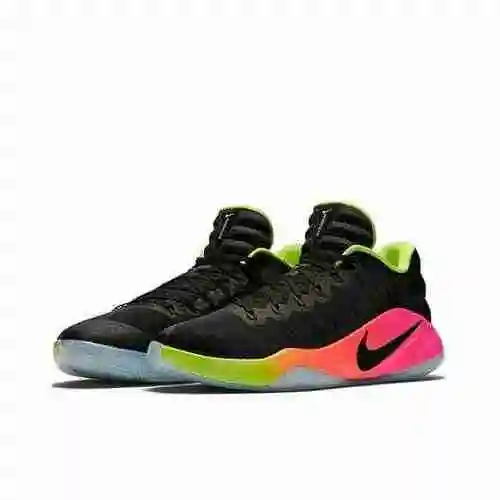 Nike Hyperdunk 2016 Bajo Ilimitado Negro Arco Iris Bajo