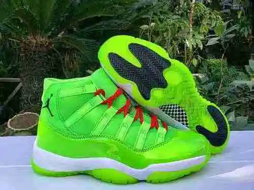 AIR JORDAN11 Zapatillas Jordan Dan 11th Generation Fluorescente Verde Hombre 40-47