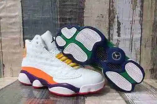 AIR JORDAN13 Jordan Dan 13.ª generación Pato mandarín Masculino y femenino Ordinario 36-47