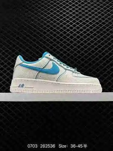 8 Nike Air Force Low Air Force One zapatilla casual de caña baja. El rendimiento de amortiguación su