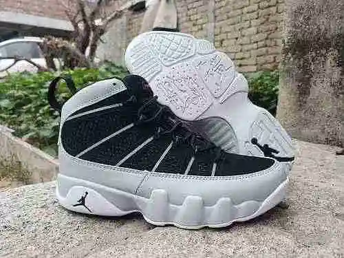 AIR Jordan 9 Jordan Dan Generation 9 Negro Gris Plata 3M40--47