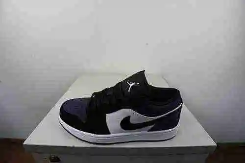 Jordan 1st Generation Low Cut Negro Púrpura 36-46