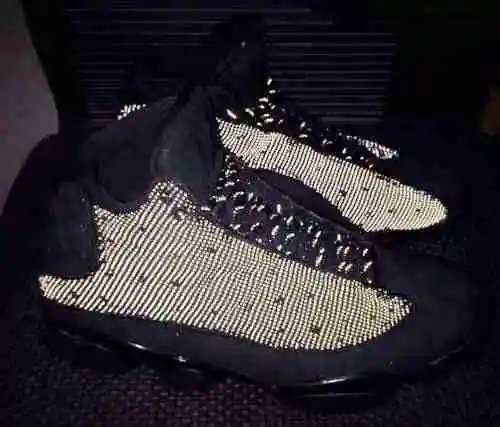 AJ13 Black Cat 3M Reflectante True Cat Eye Jordan 13 "Black Cat 40-46
