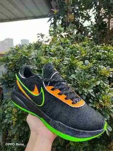 2233 James 20th Generation Zapatillas de baloncesto prácticas negro verde 40-45