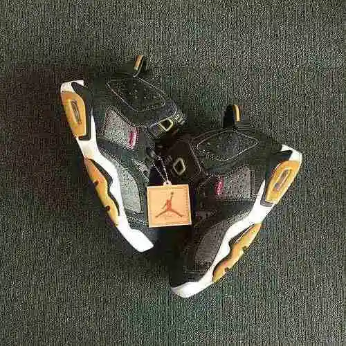 Levi's x Air Jordan 6 Negro Denim 40-47