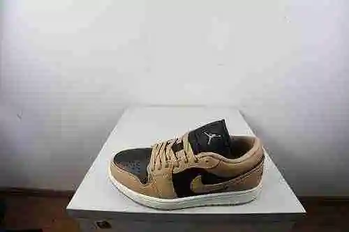 Jordan 1ª generación corte bajo marrón negro 36-46