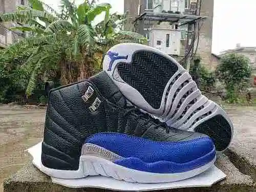Zapatillas Air Jordan 12Jordan Dan 12G Negro Azul Blanco Hombre 40-47