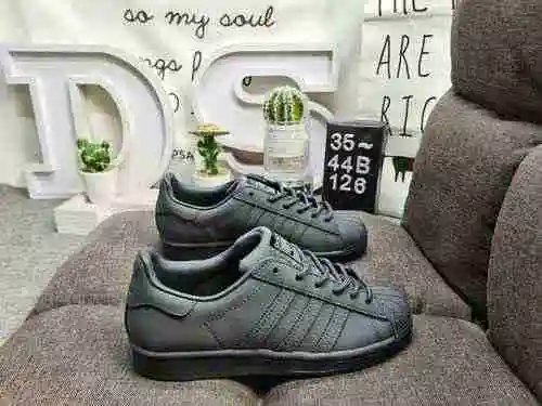 126DAdidas Clover Originals Superstar Shell Head Zapatos deportivos clásicos, versátiles e informale