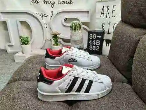 362DAdidas Clover Originals Superstar Shell Head Classic Versatile Casual Sports Zapatos de tabla Ad