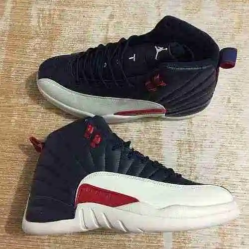 Zapatillas Jordan Dan 12ª generación AJ12 azul profundo/rojo/blanco 41-47