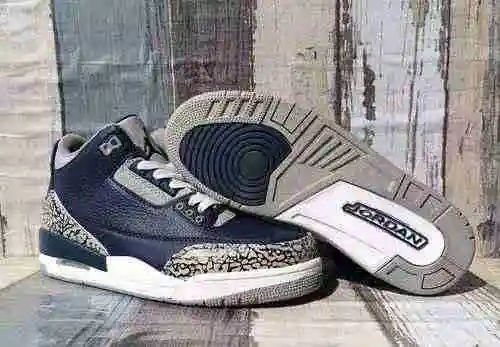 Zapatillas Hombre JORDAN 3 Azul Profundo Blanco 40-47