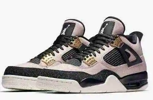 Jordan 4 Negro y Blanco Rosa Oro 40-47