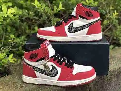 AJ1 Dior League Chicago Combinación de colores para hombres y mujeres 36-46