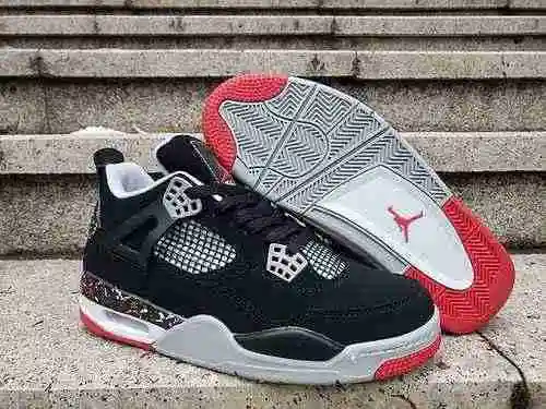 AIR JORDAN4 Jordan Dan 4th Generation Nuevos zapatos de hombre a juego de colores enviados 40-47
