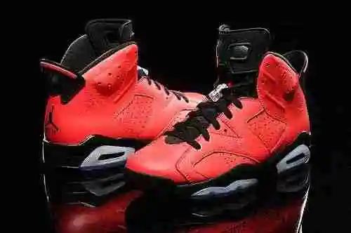 Air Jordan 6 Oficial Sync Correct Fluorescente Rojo Super A 41-47
