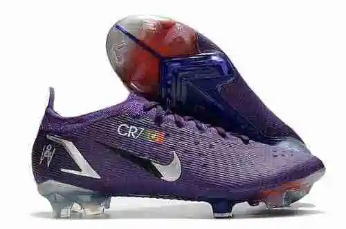 Llegó/heredado) Nike Assassin 14th Half Generation Low Top Purple C-Luo Exclusive Full Knit Waterpro