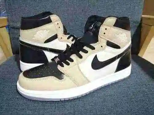 AJ1-55 Té con leche Zapatos para hombre y mujer 36-47