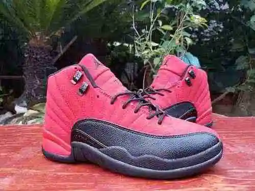 Jordan Dan 12th Generation Rojo Negro Piel inversa 40-47