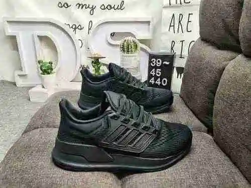 440D/Adidas EQUIPO SOPORTE PARA CORRER Zapatos deportivos casuales de tendencia de moda auténtica