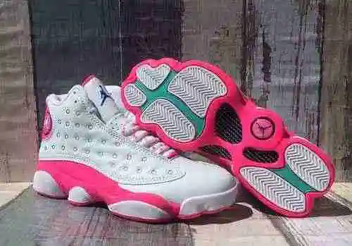 Zapatillas JORDAN 13 Blanco Melocotón Rojo (Huevo) Mujer 36-40