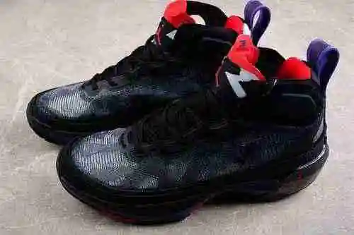 Air Jordan 37 Gen PF "Raptors" Raptors Zapato de baloncesto de combate profesional negro m