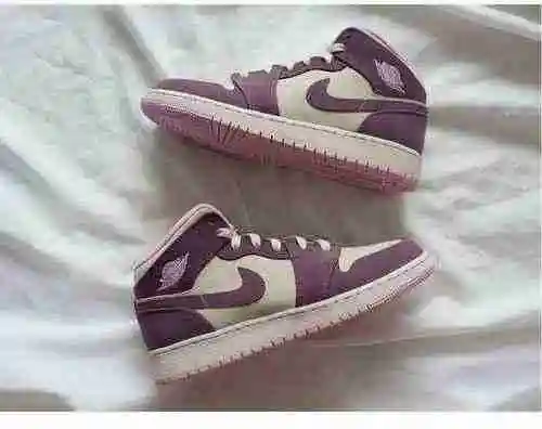AIR JORDAN1 jordan1 Pink Purple Goddess 2da capa Super Soft 36-40 con media talla