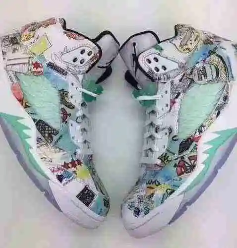 El color más elegante de la serie Jordan Dan, el Jordan Five Graffiti, se enviará en pequeñas cantid