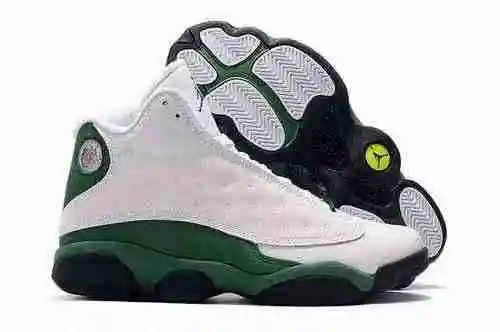 AIR JORDAN 13Jordan Dan 13th Generation Blanco Verde Negro 40-47 Super A