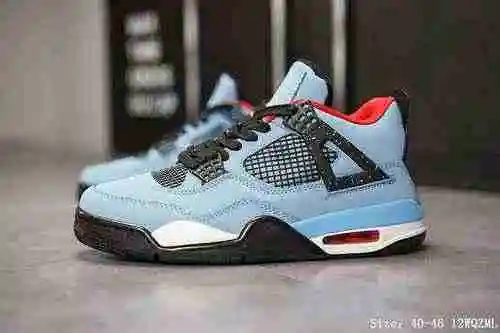 Jordan 4 caja original genuina súper Una capa de cabeza de imitación de calidad súper suave, 40.41.4