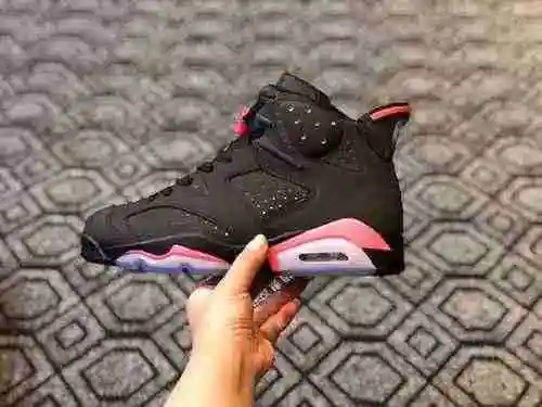 Air Jordan 6 "3M Negro Rojo" Viejo Clásico Viejo Clásico Tamaño: 40 40.5 41 42 42.5 43 44 