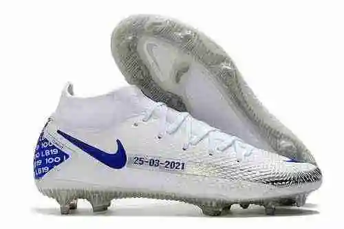 Llegada) Nike Phantom GT High Top Waterproof Full Knit Rojo Original Sole FG Bota de fútbol Nike Pha