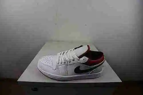 Jordan 1st Generation Low Cut Blanco Rojo 36-46