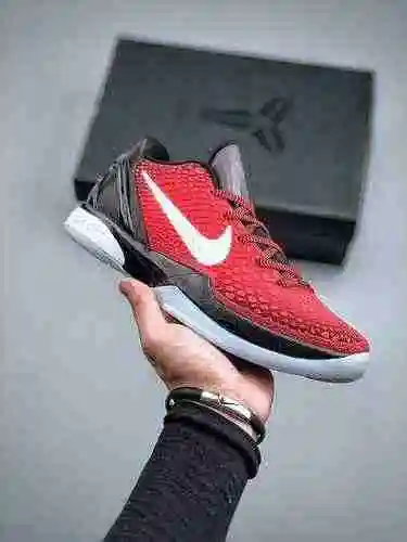 Versión CK Nike Zoom Kobe VI ZK6 Negro Rojo 40-46