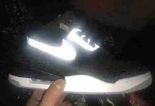 Zapatillas de hombre JORDAN 3 cemento negro (reflectante 3M): 40-47