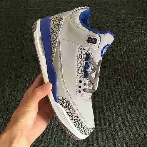 Zapatillas AIR JORDAN3/Jordan Dan 3rd Generation Gris Azul Hombre 40-47