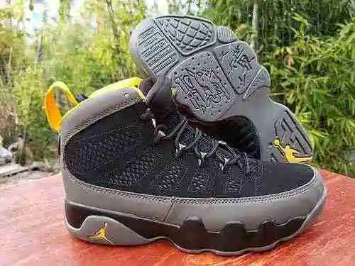 AIR JORDAN9 Jordan Dan Generation 9 Negro Gris Amarillo 40-47