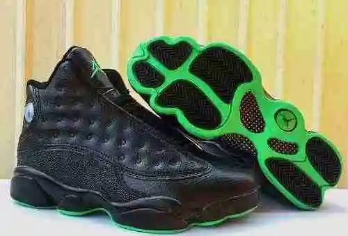 J13 Jordan Dan 13.a generación negro verde 41-47 envío