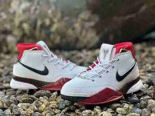 Nike Kobe 1 Protro A Ⅰ I Star All Star (2018) Blanco Rojo Kobe 1 Vintage Zapato de baloncesto Zapato