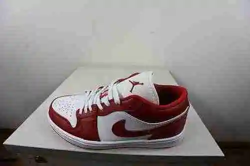Jordan 1st Generation Low Top GS Blanco Rojo 36-46