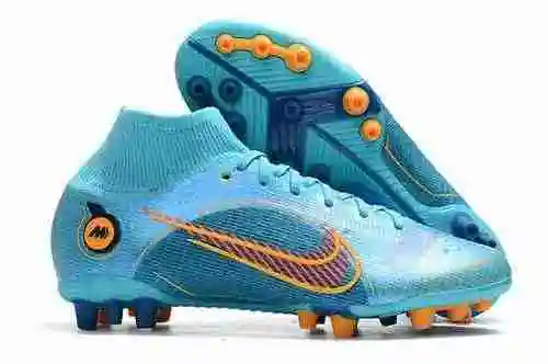 Llegada) Nike Assassin 14 generación de alto perfil totalmente impermeable tejido AG Bota de fútbol 