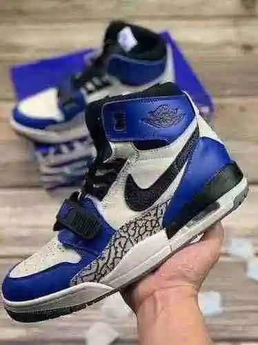 Nivel de empresa edición correcta caja de zapatos azul Air Jordan Legacy 312 NRG Jordan Dan Co marca