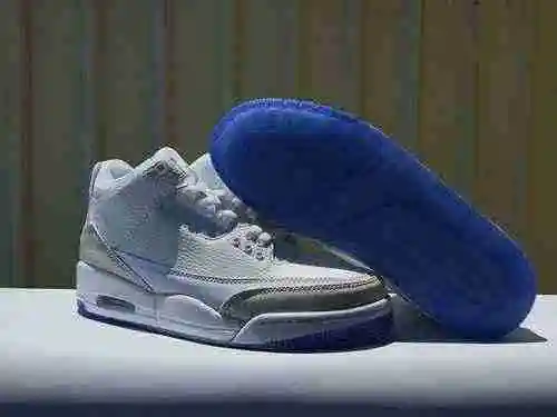 Zapatillas JORDAN 3 All White (Transparente) Hombre: 41-47