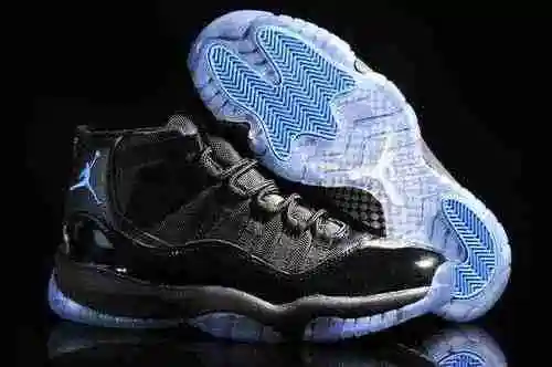 Zapatillas Jordan Dan 11th Generation Negro/Azul Gamma Super A Hombre 41-47